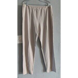 Soft Surroundings Pants Women TXL,34 Inch Waist,31 inch Inseam,Ivory Color,Visco